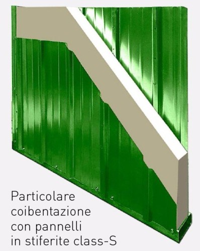 porta basculante isolante in doppia lamiera