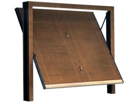 porta basculante in legno linea STYLEGNO modello orizzont-tecno