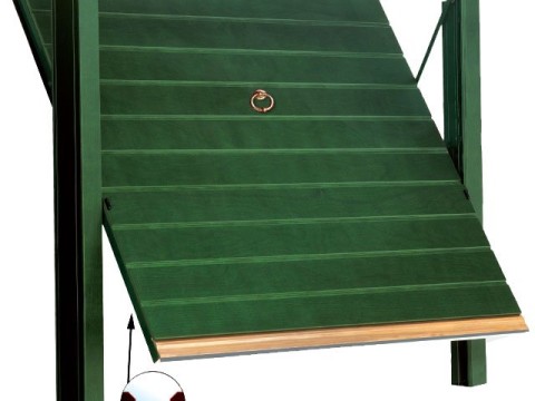 porta basculante in legno linea STYLEGNO modello orizzont-classic
